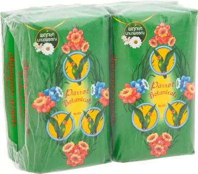 Ботаническое мыло Parrot Botanicals с ароматом трав 4шт*70г