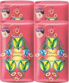 Ботаническое мыло Parrot Botanicals с цветочным ароматом 4шт*70г
