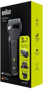 Бритва электрическая Braun 300BT S3 Shave &amp; Style 3в1