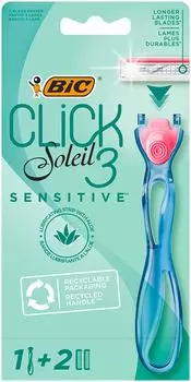 Бритва BIC Click 3 Soleil Sensitive 1 ручка+2 кассеты