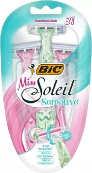 Бритва Bic Miss Soleil Sensitive одноразовая 3шт