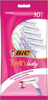 Бритва Bic Twin Lady одноразовая 10шт