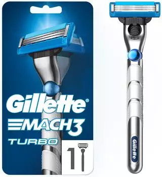 Бритва Gillette Mach3 Turboс c 1 сменной кассетой