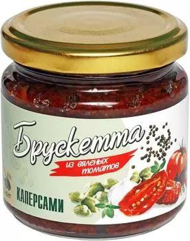 Брускетта Ecofood из вяленых томатов с каперсами 190г