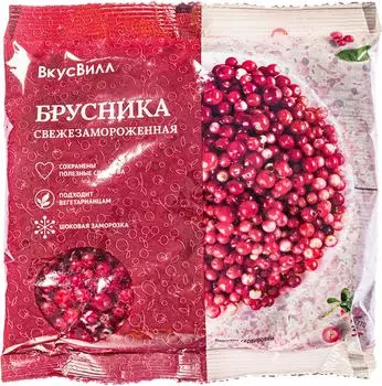 Брусника ВкусВилл свежезамороженная 300г