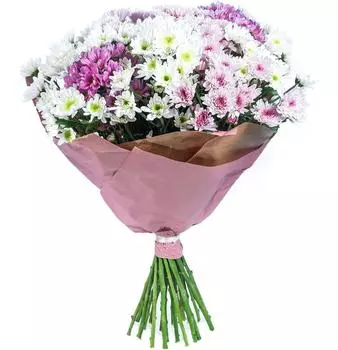 Букет Хризантемы кустовые 25шт микс