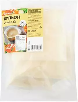 Бульон ВкусВилл Айс куриный 1кг