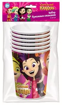 Бумажные стаканы Сказочный патруль 6шт