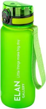 Бутылка Elan Gallery Style Matte для воды ярко-зеленая 800мл
