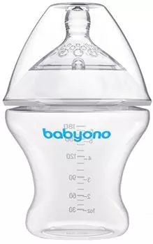 Бутылочка BabyOno Natural Nursing антиколиковая 180мл