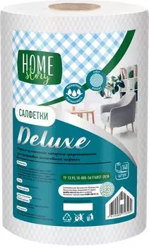 Cалфетки Home Story Deluxe 140шт - Vprok.ru Перекрёсток
