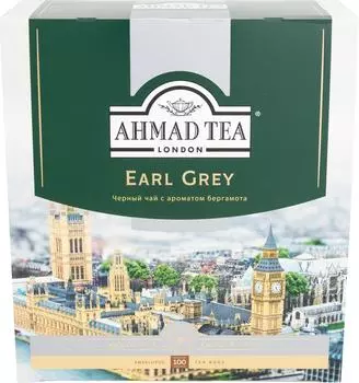 Чай черный Ahmad Tea Earl Grey 100*2г. Закажите онлайн!