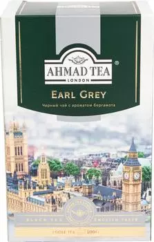 Чай черный Ahmad Tea Earl Grey 100г. Доставим до двери!