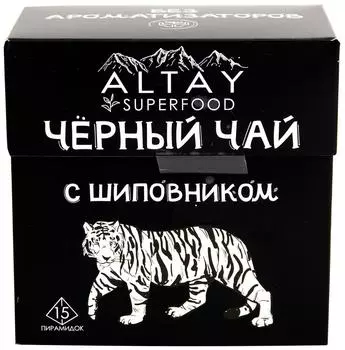 Чай черный Altay Superfood с шиповником 15*2г