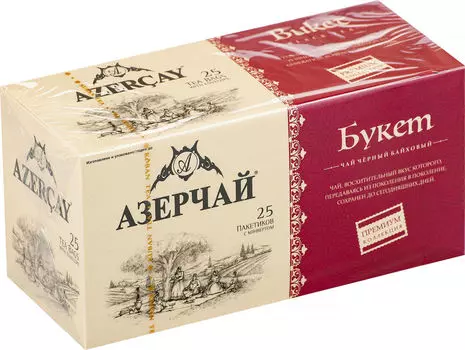 Чай черный Азерчай Букет 25*1.6г