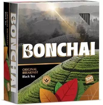 Чай черный Bonchai Original Breakfast 100*2гс доставкой!