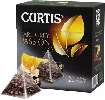 Чай черный Curtis Earl Grey Passion 20*1.7г