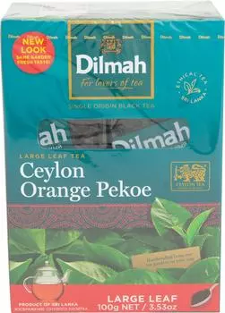 Чай черный Dilmah Ceylon Orange Pekoe 100гс доставкой!