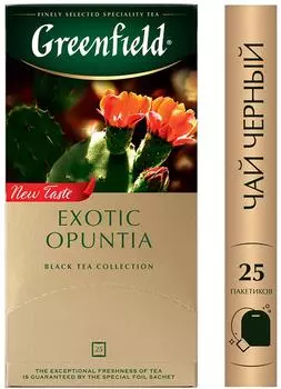 Чай черный Greenfield Exotic Opuntia 25*1.5гс доставкой!