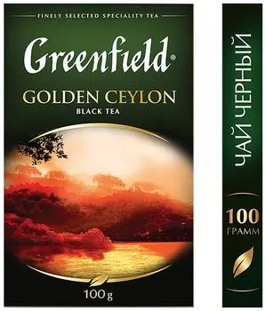 Чай черный Greenfield Golden Ceylon 100гс доставкой!