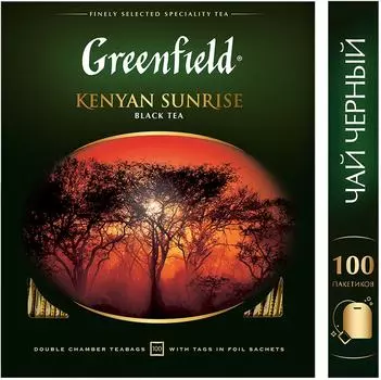 Чай черный Greenfield Kenyan Sunrise 100*2гс доставкой!