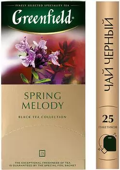 Чай черный Greenfield Spring Melody 25*1.5гс доставкой!