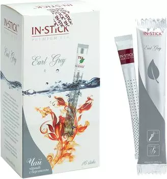 Чай черный In-Stick с бергамотом 16 стиков