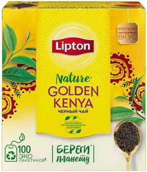 Чай черный Lipton Golden Kenya 100*1.7г