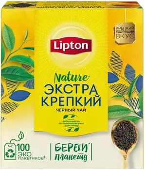 Чай черный Lipton Экстра Крепкий 100*2.2г