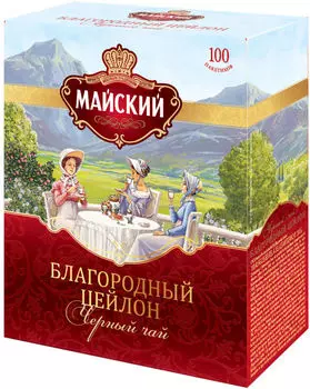 Чай черный Майский Благородный Цейлон 100*2г