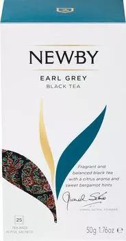 Чай черный Newby Earl Grey 25*2г - Vprok.ru Перекрёсток