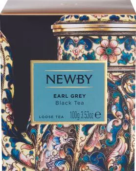 Чай черный Newby Эрл Грей 100г - Vprok.ru Перекрёсток