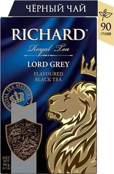 Чай черный Richard Lord Grey 90г - Vprok.ru Перекрёсток