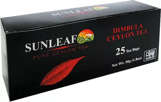 Чай черный Sunleaf Black Dimbula Ceylo 25*2г