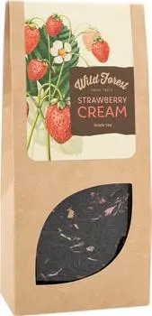 Чай черный Wild Forest Strawberry Cream 100г