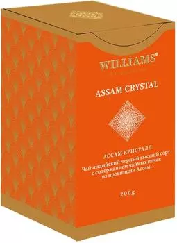 Чай черный WIlliams Assam crystal 200г. Закажите онлайн!