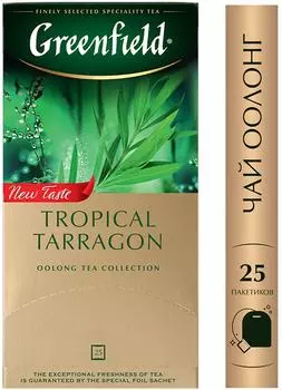 Чай Greenfield Tropical tarragon 25*1.5гс доставкой!