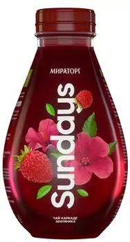 Чай Мираторг Sundays Каркаде с земляникой 370мл