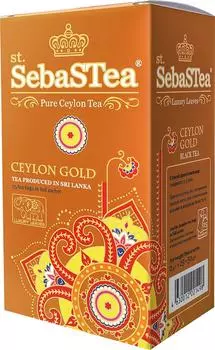 Чай SebaStea Ceylon gold черный 25*1.5гс доставкой!