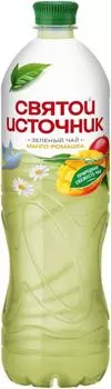 Чай Святой Источник холодный со вкусом манго и ромашки зеленый 1л