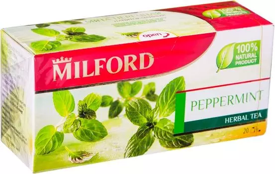 Чай травяной Milford Peppermint 20*1.5гс доставкой!