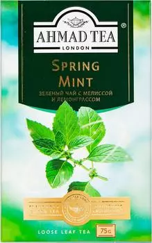 Чай зеленый Ahmad Tea Spring Mint 75г. Закажите онлайн!