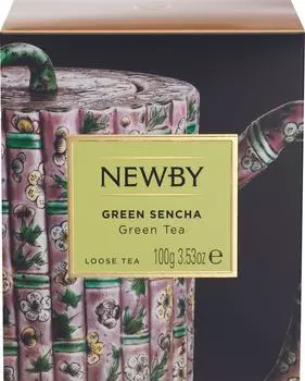 Чай зеленый Newby Green Sencha 100г. Доставим до двери!