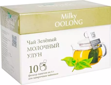 Чай зеленый Ramuk молочный улун 10*4г