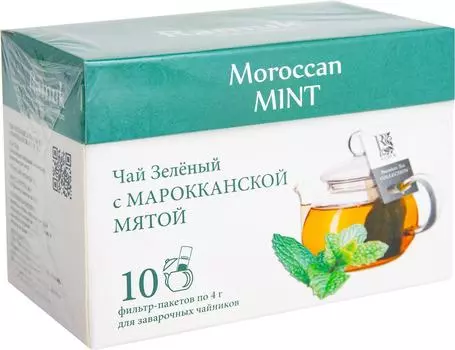 Чай зеленый Ramuk с марокканской мятой 10*4г