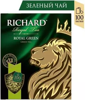 Чай зеленый Richard Royal Green 100*2г. Закажите онлайн!