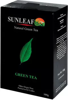 Чай зеленый Sunleaf Green крупнолистовой 100г