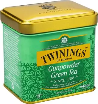 Чай зеленый Twinings Gunpowder 100г