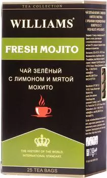 Чай зеленый Williams Fresh Mojito 25*2гс доставкой!