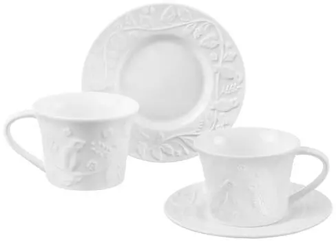 Чайная пара Elan Gallery Птички 2шт*220мл